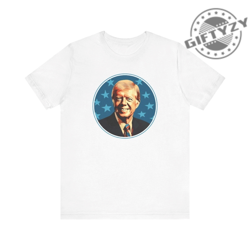 Jimmy Carter Unisex Shirt President Illustration Hoodie Jimmy Carter Sweatshirt Presidential Campaign Collectors Tshirt giftyzy 1