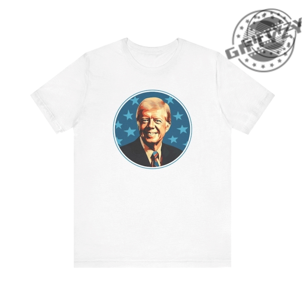 Jimmy Carter Unisex Shirt President Illustration Hoodie Jimmy Carter Sweatshirt Presidential Campaign Collectors Shirt giftyzy 1