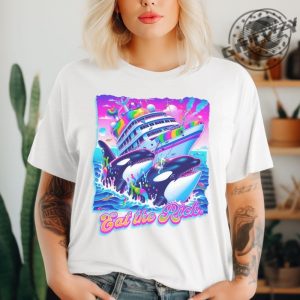 Eat The Rich Shirt Whale Tshirt 90S Orca Funny Whale Yacht Sweatshirt Eat The Rich Whale Hoodie 90S Animal Shirt giftyzy 4