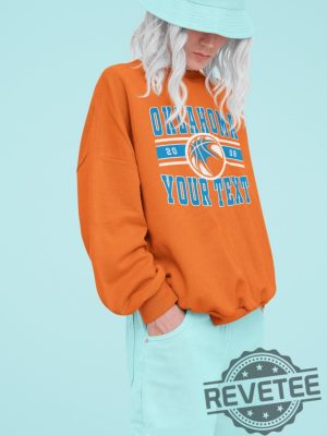 Vintage Oklahoma City Thunder Sweatshirt Tshirt Hoodie Retro Tee Gift For Basketball Fan Sweater Pullover Hoodie Unique revetee 1 2