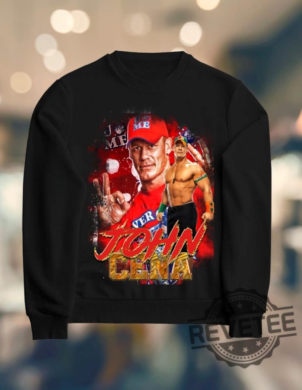 John Cena Sweatshirt Tshirt Hoodie Tee Gift For Wwe Wrestling Fan Mens Women Sweater Pullover Hoodie Unique revetee 1