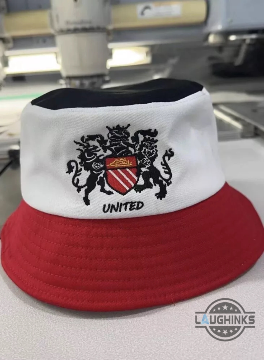 2024 fa cup winners manchester united bucket hat kobie mainoo alejandro garnacho laughinks 1