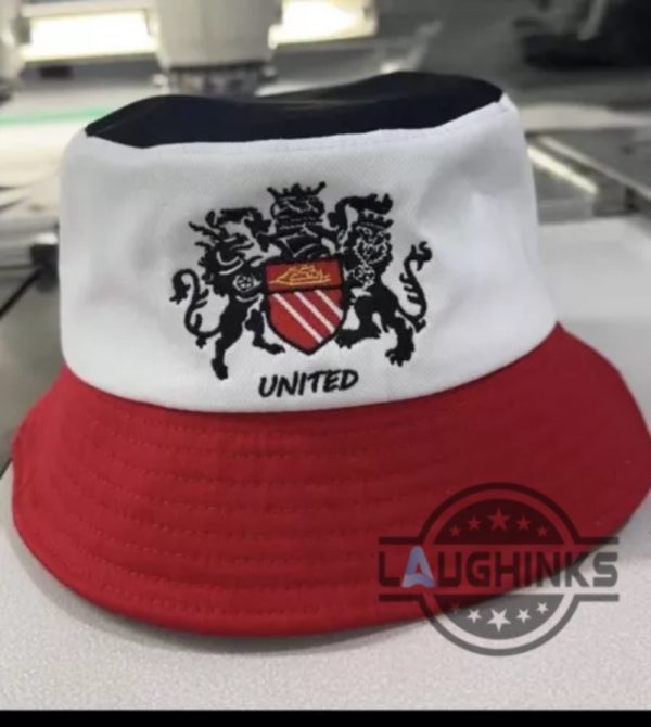 2024 fa cup winners manchester united bucket hat kobie mainoo alejandro garnacho laughinks 4