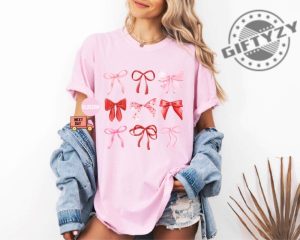 Coquette Valentine Shirt Coquette Bow Sweatshirt Valentine Bow Hoodie Coquette Valentine Tshirt Valentine Gift For Girlfriend giftyzy 3