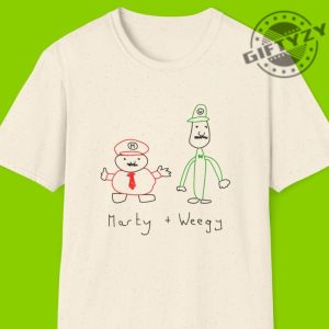 Funny Parody Meme Shirt Unisex Softstyle Tee Marty And Weegee Joke Gift giftyzy 2