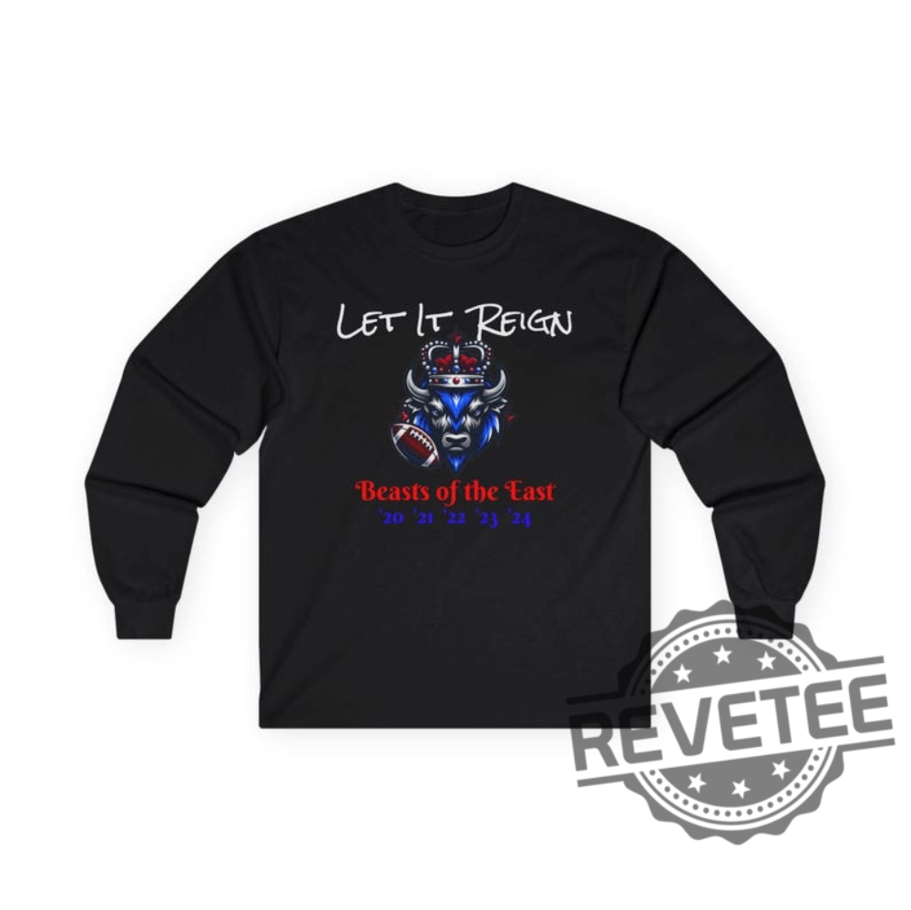 Buffalo Bills Five Time Afc East Champions Long Sleeve Tee Tshirt Hoodie Tee Gift For Football Fan Apparel Nfl Team Merch Sweater Unique