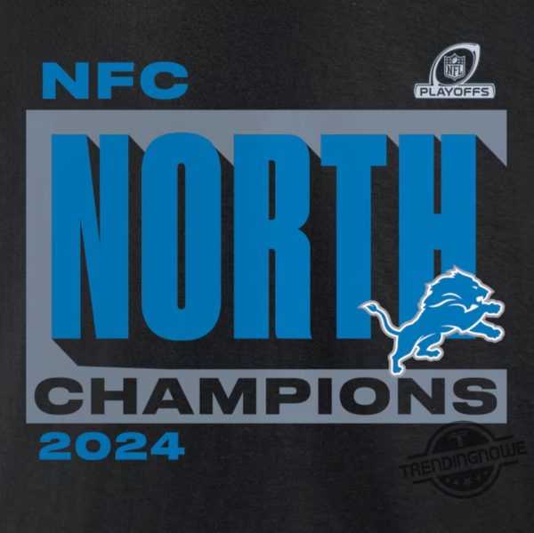 Lions Nfc North Champions Shirt Perfect Gear For Proud Detroit Fans trendingnowe 2