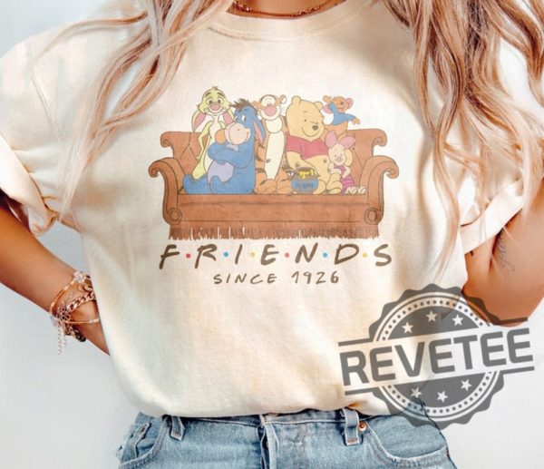 Retro Winnie The Pooh Friends Since 1926 Shirts Hoodie Sweatshirt Pooh And Friends Tee Gift For Him Her Sweater Pullover Hoodie Unique revetee 1