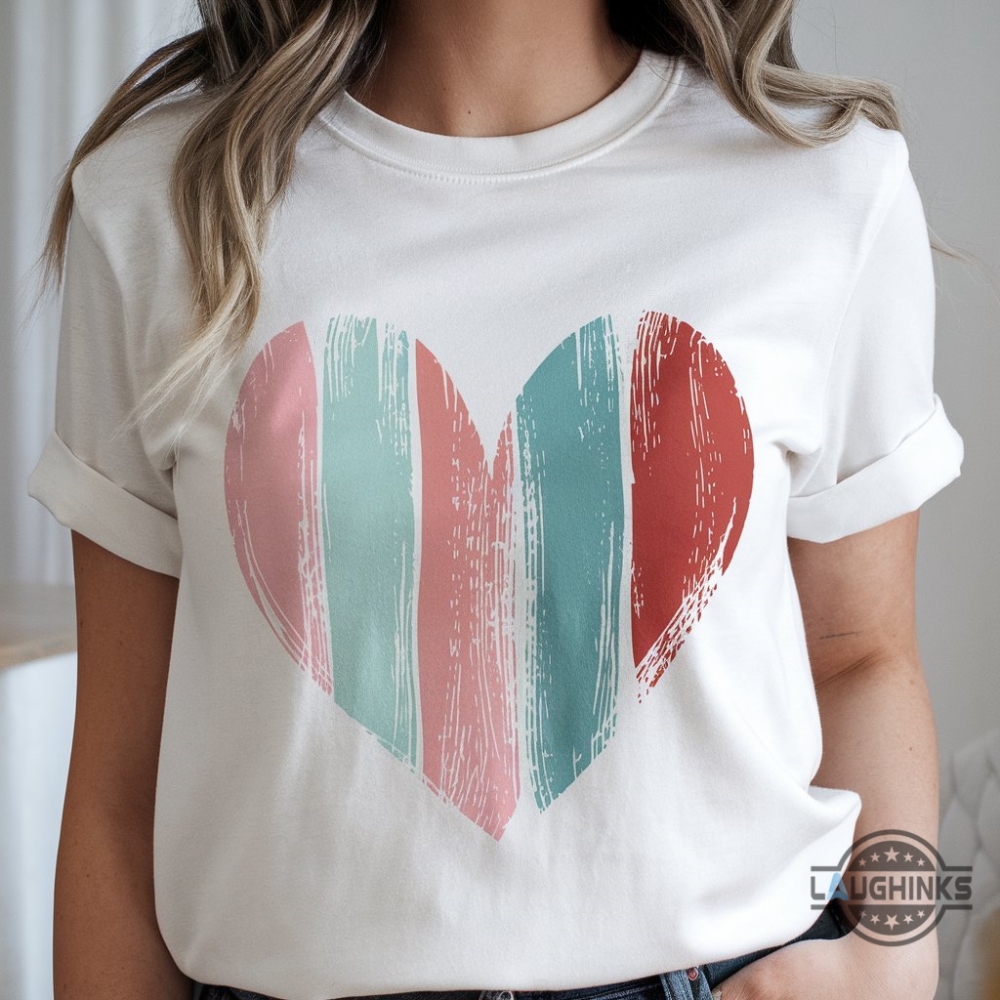 Valentines Day Brushstroke Heart Shirt