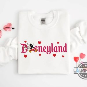 couple matching disney mickey and minnie disneyland valentines shirt