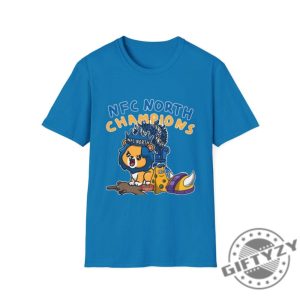 Detroit Lions Football Tshirt Nfc North Champions Gift Game Day Fans Hoodie Go Lions Sweatshirt giftyzy 1