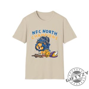 Detroit Lions Football Tshirt Nfc North Champions Gift Game Day Fans Hoodie Go Lions Sweatshirt giftyzy 5