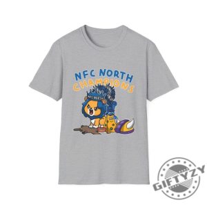 Detroit Lions Football Tshirt Nfc North Champions Gift Game Day Fans Hoodie Go Lions Sweatshirt giftyzy 6