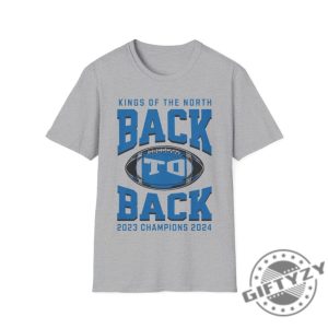 Detroit Football Shirt Back To Back Champions Of The North Tshirt Game Day Sweatshirt Football Hoodie giftyzy 1