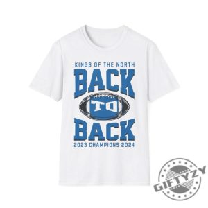 Detroit Football Shirt Back To Back Champions Of The North Tshirt Game Day Sweatshirt Football Hoodie giftyzy 2