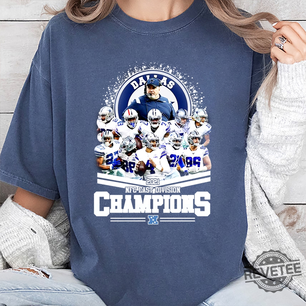 Dallas Cowboys 2021 Nfc East Division Champions Shirts Hoodie Sweatshirt Tee Gift For Fan Unique