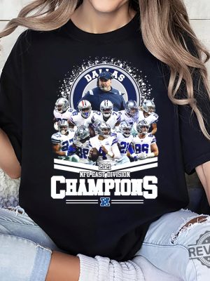 Dallas Cowboys 2021 Nfc East Division Champions Shirts Hoodie Sweatshirt Tee Gift For Fan Unique revetee 3