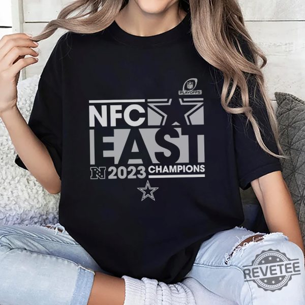 Dallas Cowboys 2023 Nfc East Division Champions Tshirt Hoodie Sweatshirt Tee Gift For Fan Unique revetee 1