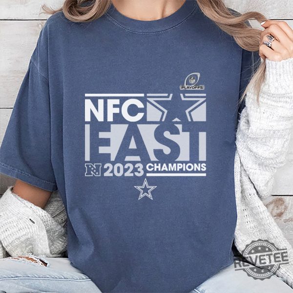 Dallas Cowboys 2023 Nfc East Division Champions Tshirt Hoodie Sweatshirt Tee Gift For Fan Unique revetee 4