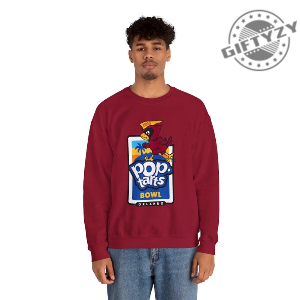 Poptart Bowl College Football Unisex Shirt Gameday Apparel Tailgating Gear Hoodie Sports Fan Gift Iowa State Champions Tshirt