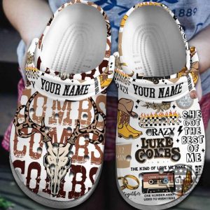 custom luke combs crocs