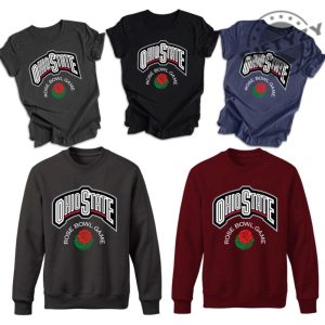 Vintage Ohio State Rose Bowl Champions Shirt Ohio State Football Crewneck Sweatshirt Sunday Game Day Tshirt Ohio State Football Fan Tee giftyzy 6