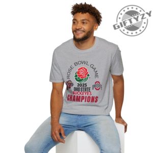 Ohio State University 2025 Rose Bowl Champions Shirt Osu Buckeyes Champs Hoodie College Football Souvenir Sweatshirt Cfb Game Day Merch Championship Tshirt giftyzy 6