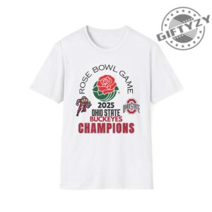 Ohio State University 2025 Rose Bowl Champions Shirt Osu Buckeyes Champs Hoodie College Football Souvenir Sweatshirt Cfb Game Day Merch Championship Tshirt giftyzy 9