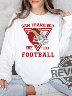 Vintage San Francisco 49Ers Football Shirt Hoodie Sweatshirt Tee Gift For Fan Sf 49Er Crewneck Retro Niners Tshirt San Fran 49 Game Day