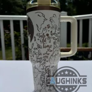 40oz engraved disney beauty and the beast tumbler