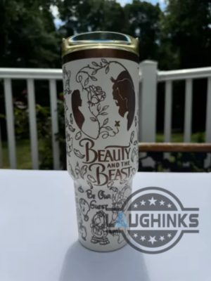 40oz engraved disney beauty and the beast tumbler