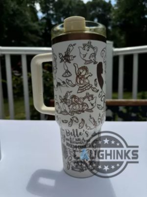 40oz engraved disney beauty and the beast tumbler