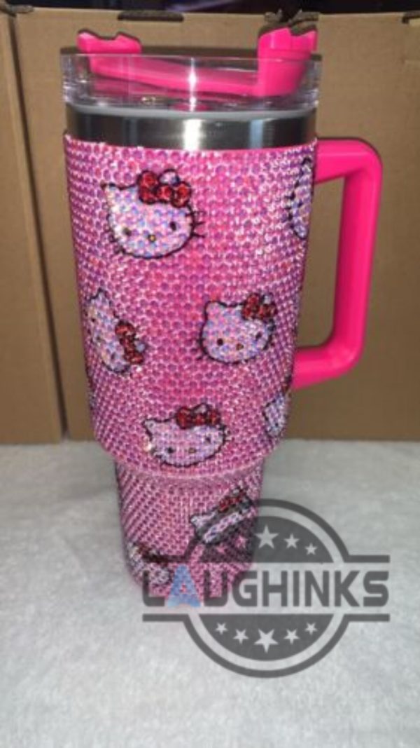 new hello kitty rhinestone 40oz tumbler