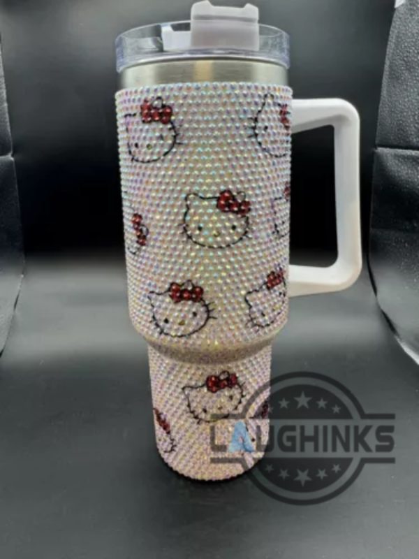 new hello kitty rhinestone 40oz tumbler