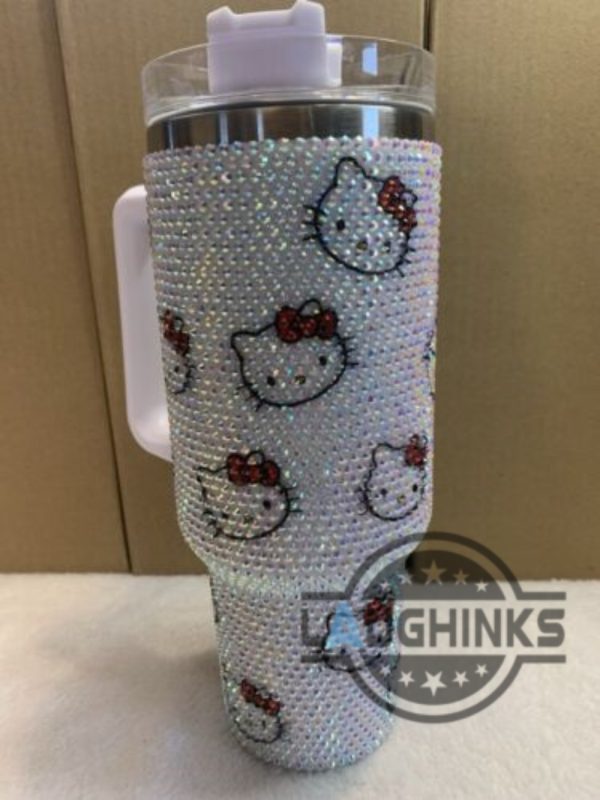 new hello kitty rhinestone 40oz tumbler