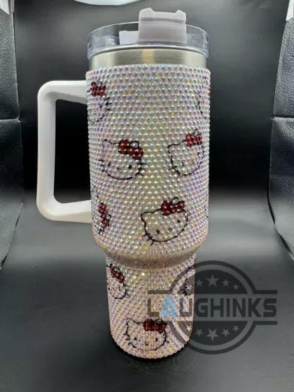 new hello kitty rhinestone 40oz tumbler