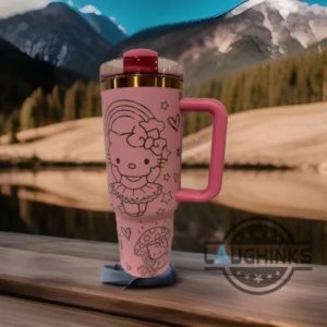 sanrio hello kitty 40oz engraved tumbler