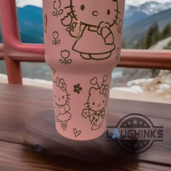 sanrio hello kitty 40oz engraved tumbler