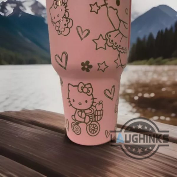 sanrio hello kitty 40oz engraved tumbler