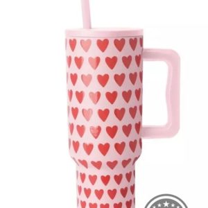 valentines day sweethearts 40oz trek tumbler dupe