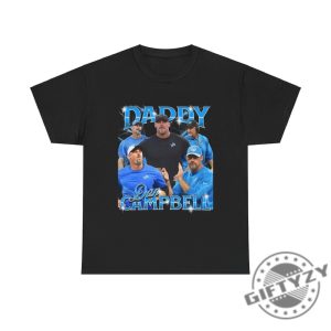 Daddy Dan Campbell Lions Head Coach Bootleg Tee Detroit Football Fans Detroit Lions Gift giftyzy 6