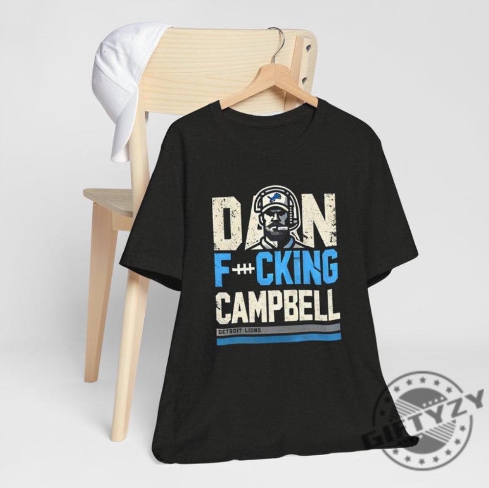 Dan Campbell Detroit Lions Michigan Football Shirt