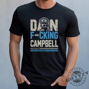 Dan Campbell Detroit Lions Michigan Football Shirt giftyzy 5