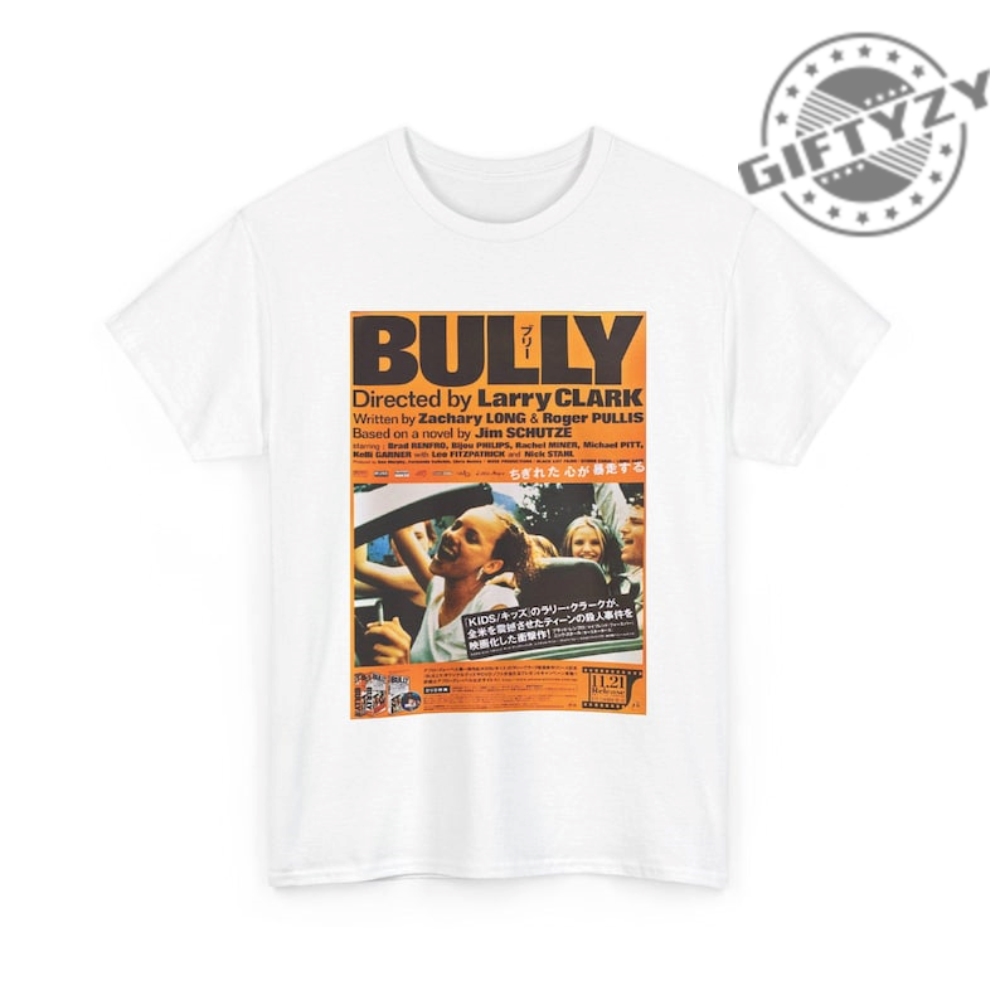 Movie Poster Japan Shirt Larry Clark Bully Film Cult Movie Gift giftyzy 1