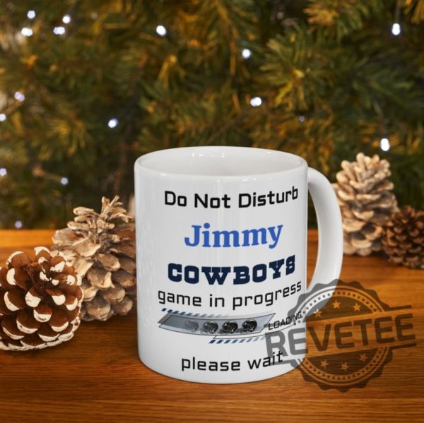 Dallas Cowboys Do Not Disturb Cowboys Game In Progress Fan Coffee Mug Tshirt Hoodie Sweatshirt Tee Gift For Fan Personalized Unique revetee 1 1