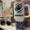 Dallas Cowboys Stanley Cup 40Oz Tumbler Gift For Cowboys Fan Mens Womens Unique revetee 1