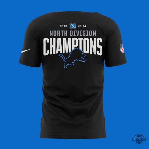 detroit lions nike ready to roll nfc north champions 2024 t shirt hoodie sweatshirt laughinks 3