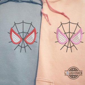 spider man embroidered hoodie t shirt sweatshirt for couple valentines day gift