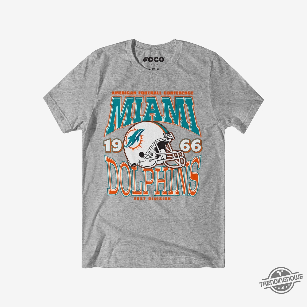 Miami Dolphins Classic Team Helmet Shirt 6 Miami Dolphins Classic Team Helmet Shirt