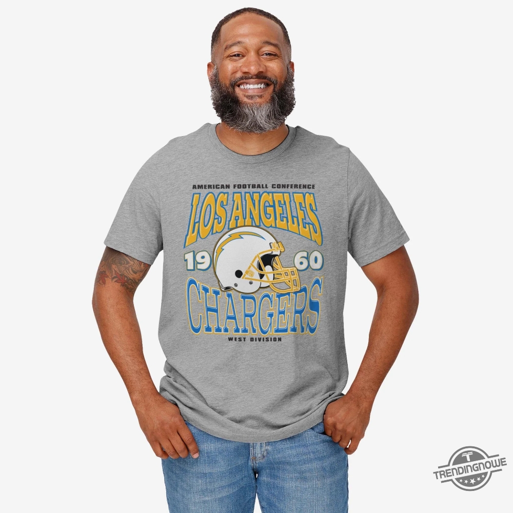 Los Angeles Chargers Classic Team Helmet Shirt 7 Los Angeles Chargers Classic Team Helmet Shirt